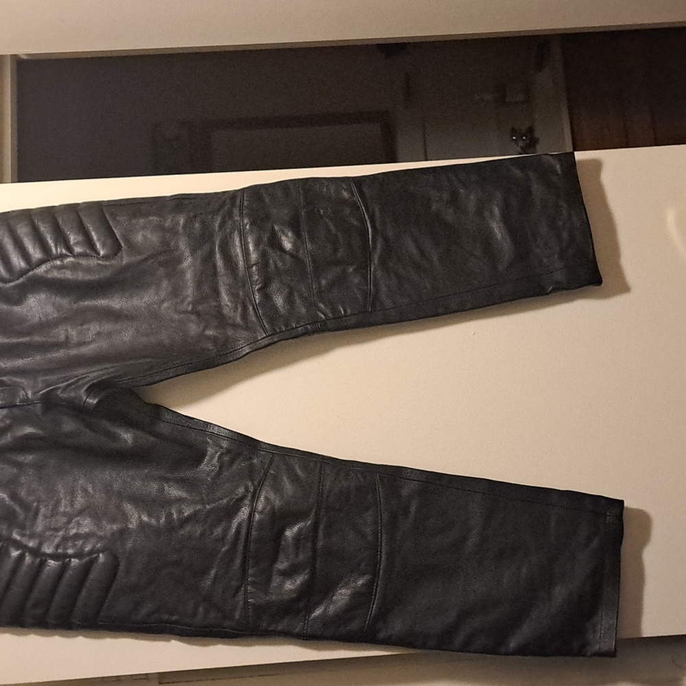 Men's motorcycle leather pants